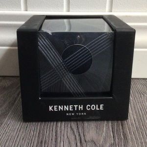 Kenneth Cole Dark Navy/Silver Grey Tie